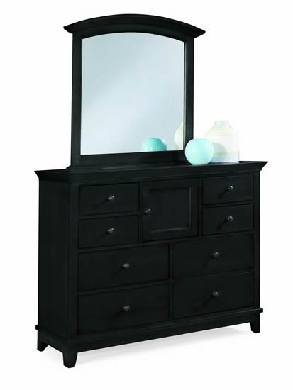 black dressing table